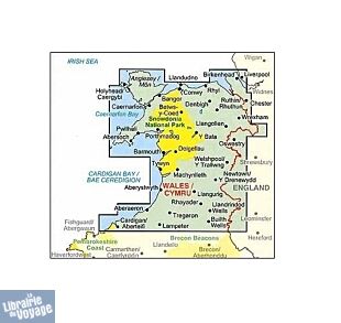 Ordnance Survey - Carte du nord du Pays de Galles - Wales north