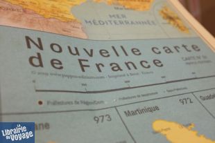 Pappus éditions - Poster - Carte de France Vintage (avec les nouvelles régions)