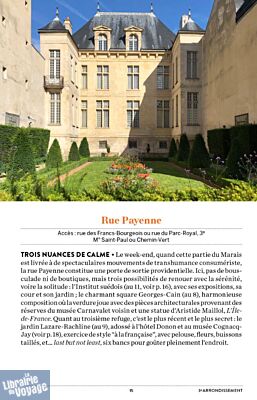 Editions Parigramme - Guide - Où trouver le calme à Paris