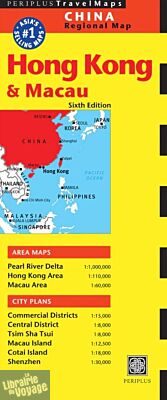 Periplus Travel Maps - Carte - Hong Kong & Macao