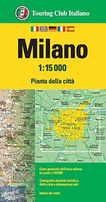 T.C.I (Touring Club Italien) - Plan de Milan