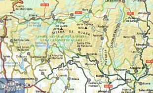 Editions Alpina - Carte de randonnées - Parque natural Sierra y canones de Guara