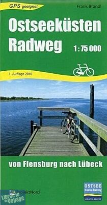 Projekt Nord - Carte vélo - OstseeKüsten (côte de la Baltique) Radweg 
