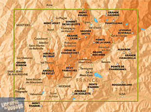 Rando éditions - Carte de randonnées au 1-50.000ème -  A3 - Vanoise