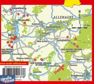 Rando Editions - Guide de randonnées - Les Sentiers d'Emilie en Moselle