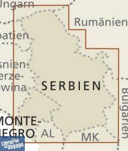 Reise-Know-How Maps - Carte - Serbie - Monténégro - Kosovo