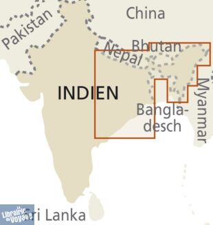 Reise Know-How Maps - Carte de l'Inde - Nord-Est