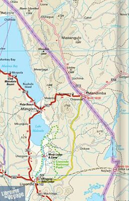Reise Know-How Maps - Carte du Mozambique - Malawi