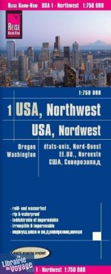 Reise Know-How Maps - Carte du Nord-Ouest des Etats-Unis
