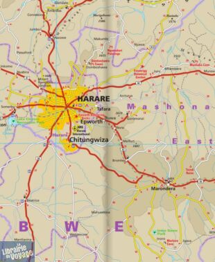 Reise Know-How Maps - Carte du Zimbabwe 