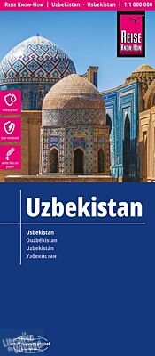 Reise-Know-How Maps - Carte de l'Ouzbékistan