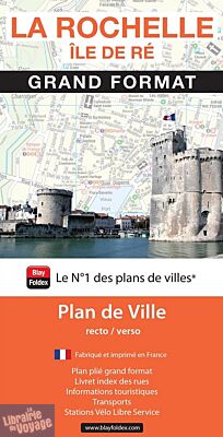 Blay Foldex - Plan de Ville - La Rochelle - Île de Ré (grand format)