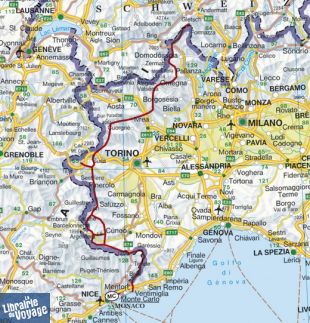 Rother - Guide de Randonnées - La GTA Grande travrsée des Alpes italiennes (Du piémont à la méditerranée)