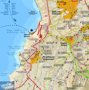 Editions Terrain Maps - Carte de Santorin
