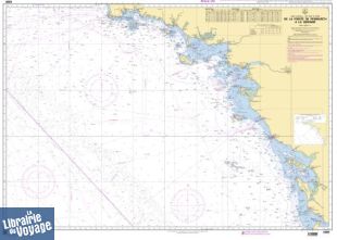 SHOM - Carte marine pliée - 6990L - de Penmarc'h à la Gironde