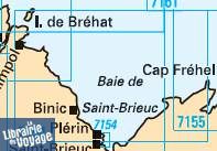SHOM - Carte marine pliée - 7154L - De l'île de Bréhat au Cap Fréhel - Baie de Saint-Brieuc