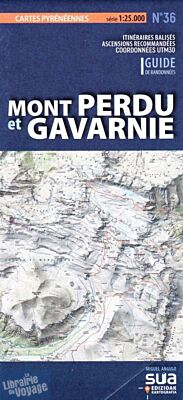 Editions Sua Edizioak - Carte de randonnées n°36 - Mont-Perdu et Gavarnie
