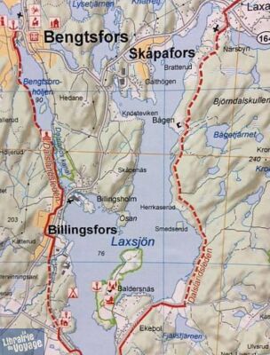 Editions Kartförlaget - Carte vélo - 1 - Sydvastra Skane (Suède)