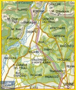 Tabacco - Carte de randonnées - 020 - Prealpi Carniche e Giulie del Gemonese