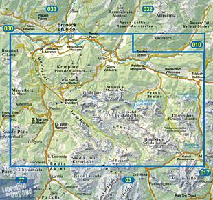 Tabacco - Carte de Randonnées - 031 - Dolomiti di Braies - Marebbe