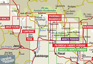 Editions Alpina - Carte de randonnées - Valle de Tena - Panticosa – Partacua – Sallent (Balaitus, Anayet, Infiernos)