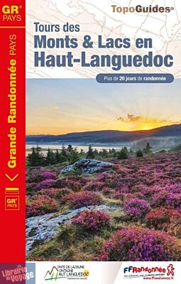 Topo-guide FFRandonnée - Réf. 3481 - Tours des monts et lacs en Haut-Languedoc