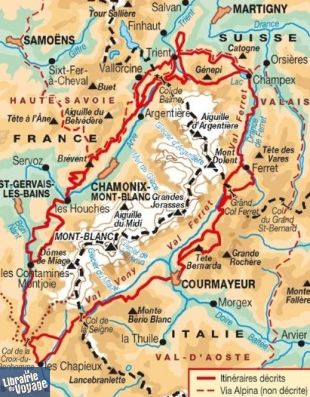 Topo-guide FFRandonnée - Réf.028 - Tour du Mont-Blanc