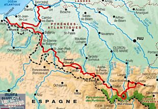 Topo-guide FFRandonnée - Réf.1086 - GR10 La traversée des Pyrénées - Pyrénées occidentales (Pays Basque, Béarn)