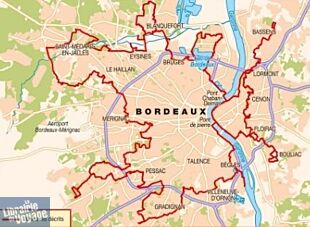 Topo-guide FFRandonnée - Réf.3300 - Autour de Bordeaux (GR métropolitain)