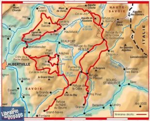 Topo-guide FFRandonnée - Réf.731 - Tour du Beaufortain 
