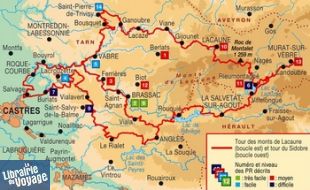Topo-guide FFRandonnée - Réf. 811 - Tours en Hautes Terres d'Oc - Sidobre et Monts de Lacaune