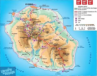 Topo-Guide FFRandonnée - Réf. 974 - L'île de la Réunion 
