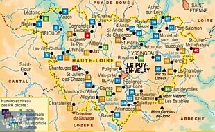 Topo-guide FFRandonnée - Réf. D043 - La Haute-Loire... à pied