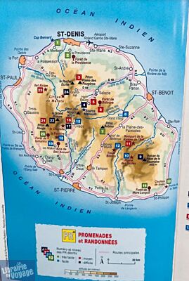 Topo-guide FFRandonnée - Réf. P974 - L'île de la Réunion à pied