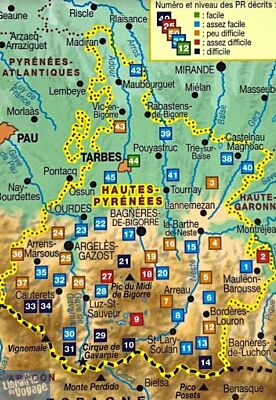 Topo-guide FFRandonnée - Réf.D065 - Les Hautes-Pyrénées à pied