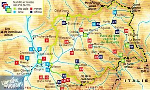 Topo-guide FFRandonnée - Réf.P056 - Le Queyras et le Guillestrois à pied