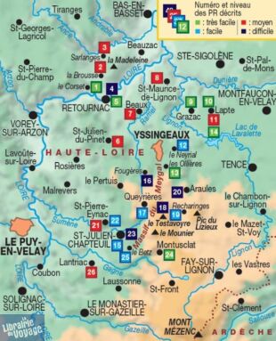 Topo-guide FFRandonnée - Réf.P438 - Le Pays des Sucs, de la Loire au Meygal