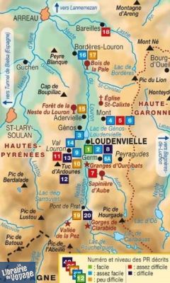 Topo-guide FFRandonnée - Réf.ST06 - Loudenvielle et la vallée du Louron à pied