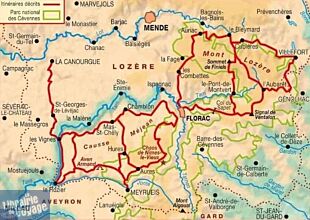 Topo-Guide FFRandonnée - Ref.631 - Tours du Mont-Lozère et du Causse Méjean