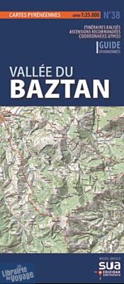 Editions Sua Edizioak - Carte de randonnées n°38 - Vallée du Baztan