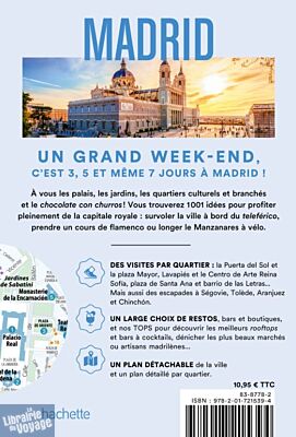 Hachette - Guide - Un Grand Week-End à Madrid