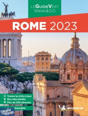Michelin - Guide Vert Week-end - Rome (édition 2023)