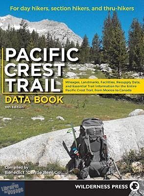 Wilderness Press - Guide de Randonnée en anglais - Pacific Crest Trail - Data Book