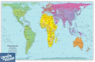 Worldview Publication - Carte du Monde selon la projection Peters (carte pliée)