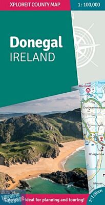 Xploreit Maps - Carte du Comté de Donegal (échelle 1/100.000ème)